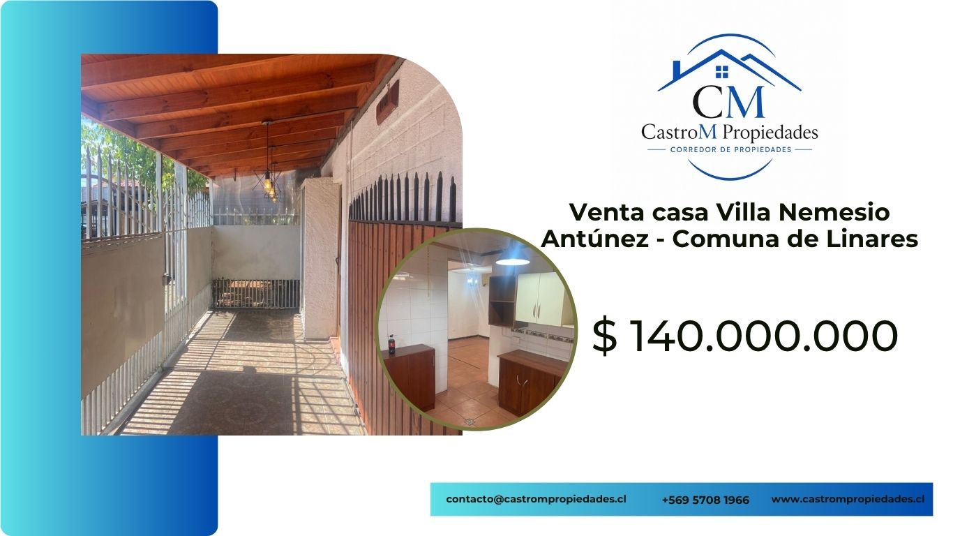House for sale in Linares, Maule
